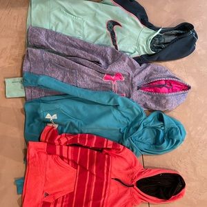 4 hoodies- active wear